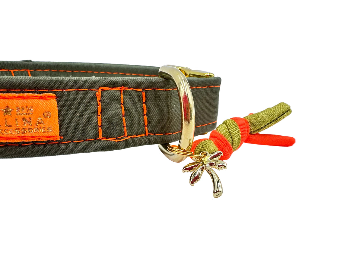 Halsband "Neonique" Olive