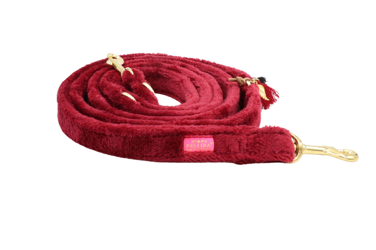 Leine "Cashmere Dark Red"