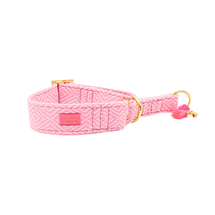 Zugstopp Halsband "Relax" Candypink