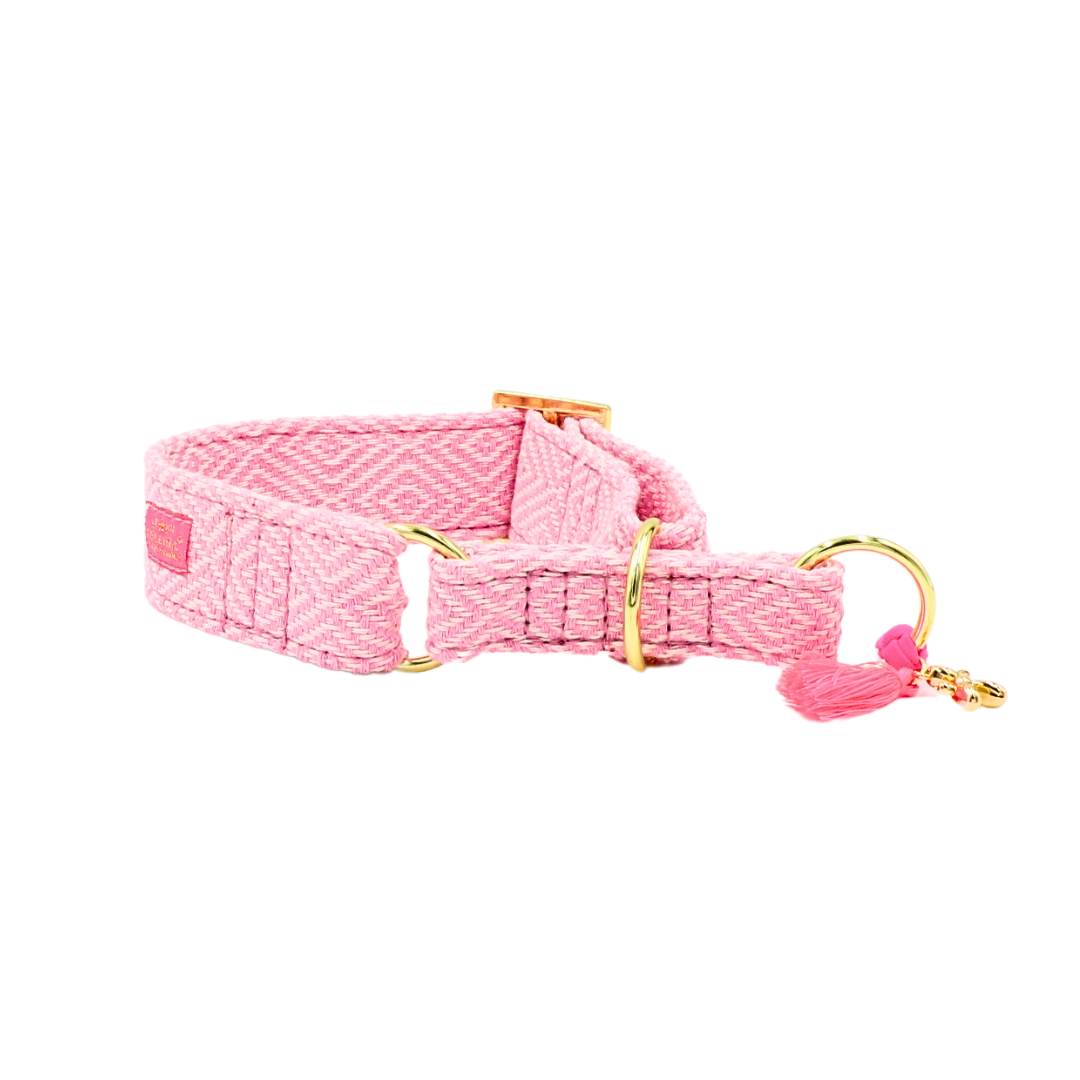 Zugstopp Halsband "Relax" Candypink