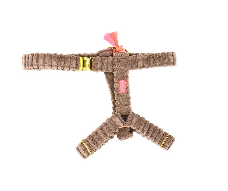 Hundegeschirr "Couchy" Taupe