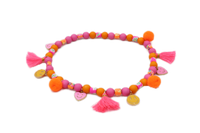 Dog jewelry necklace “Yojas Orange”