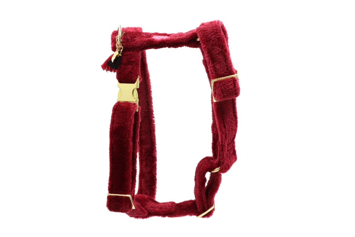 Hundegeschirr "Cashmere Dark Red"