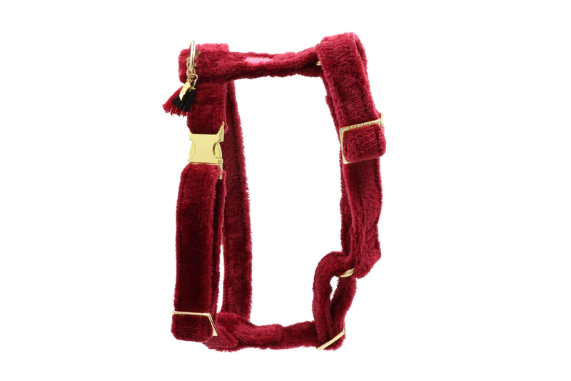 Hundegeschirr "Cashmere Dark Red"