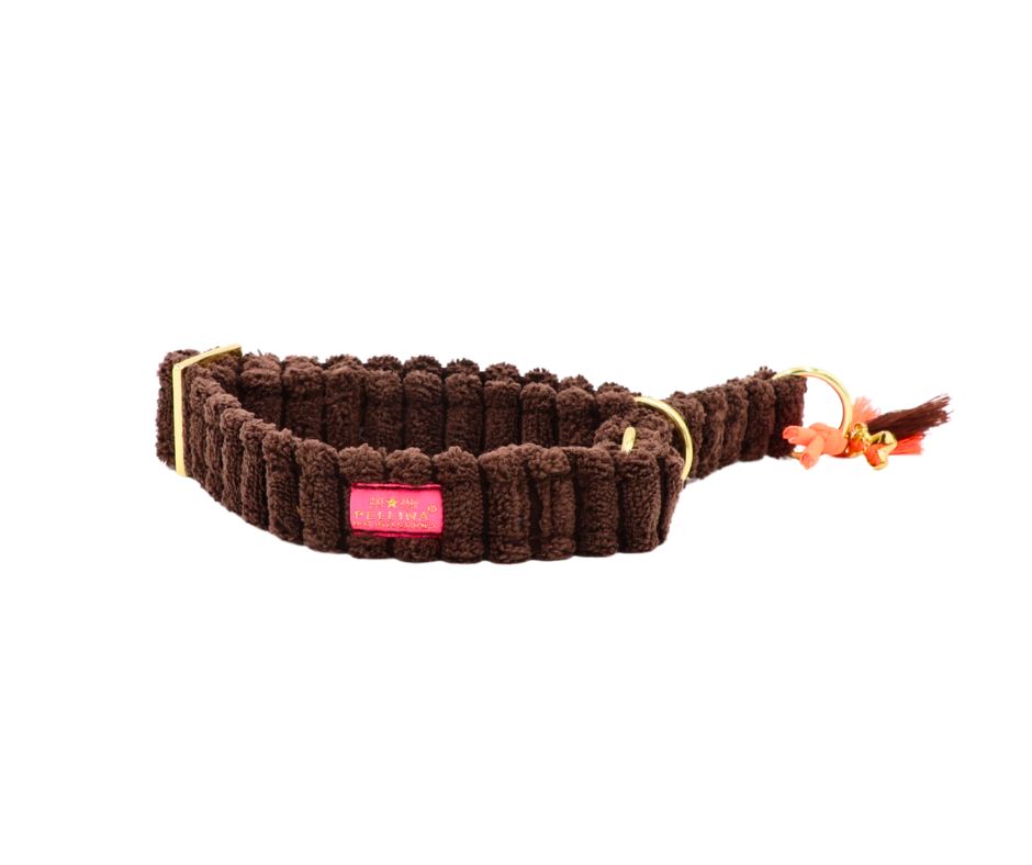 Zugstopp Halsband "Couchy“ Brown