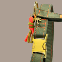 Hundegeschirr "Neonique" Olive