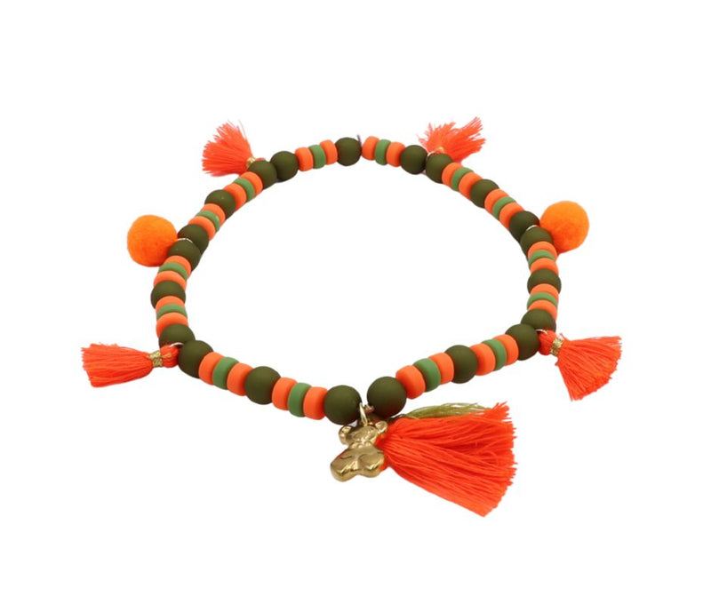 Hunde Schmuckkette „Couchy“ Khaki