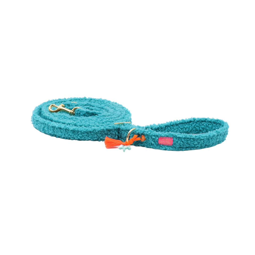 Puppia Wildflower Hundeleine – Größe M, Himmelblau, 200 Cm Länge, 1,5 Cm Breite | Sicher & Stylisch