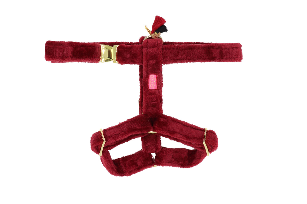 Hundegeschirr "Cashmere Dark Red"