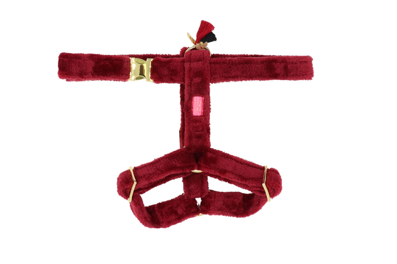 Hundegeschirr "Cashmere Dark Red"