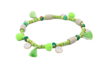 Dog jewelry necklace “Yojas Green”
