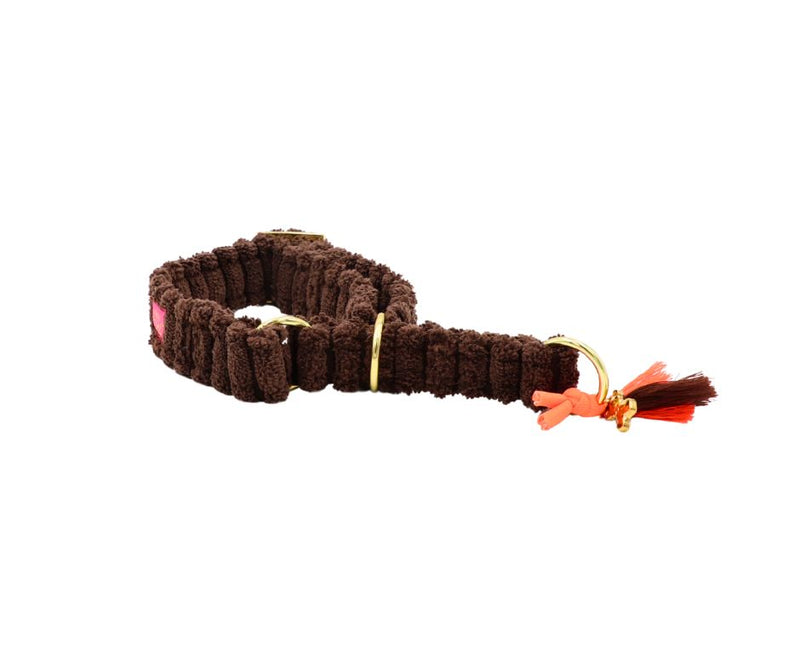 Zugstopp Halsband "Couchy“ Brown