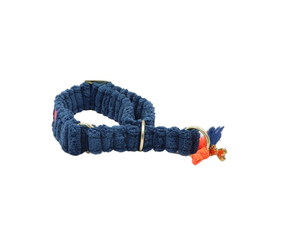 Zugstopp Halsband "Couchy“ Blue