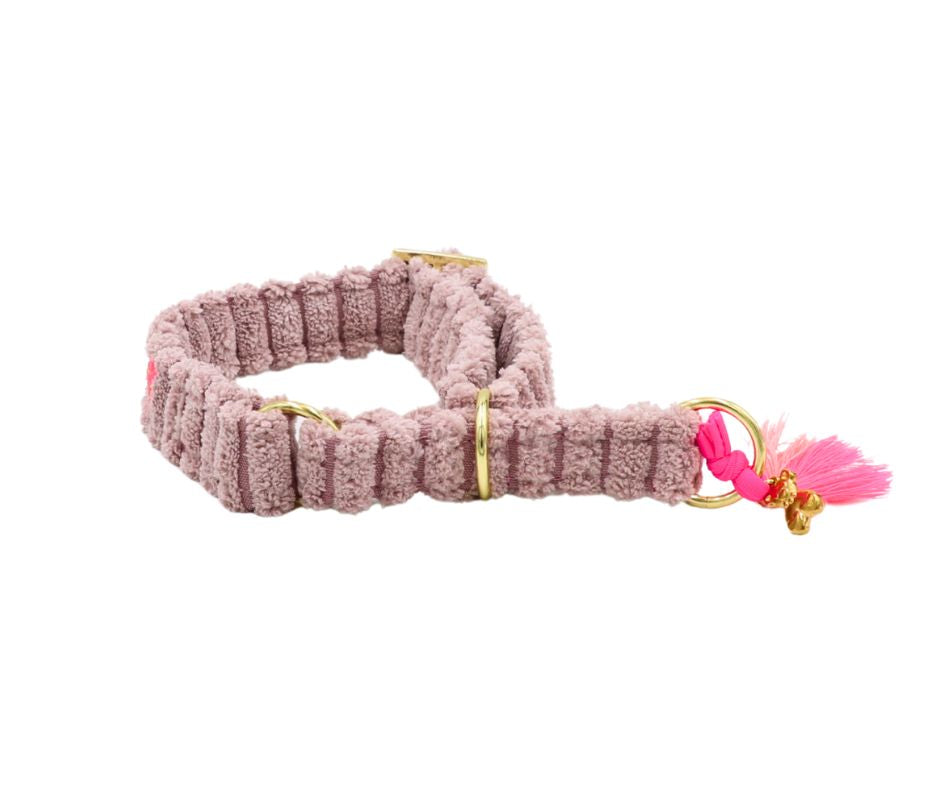 Zugstopp Halsband "Couchy“ Powderrose