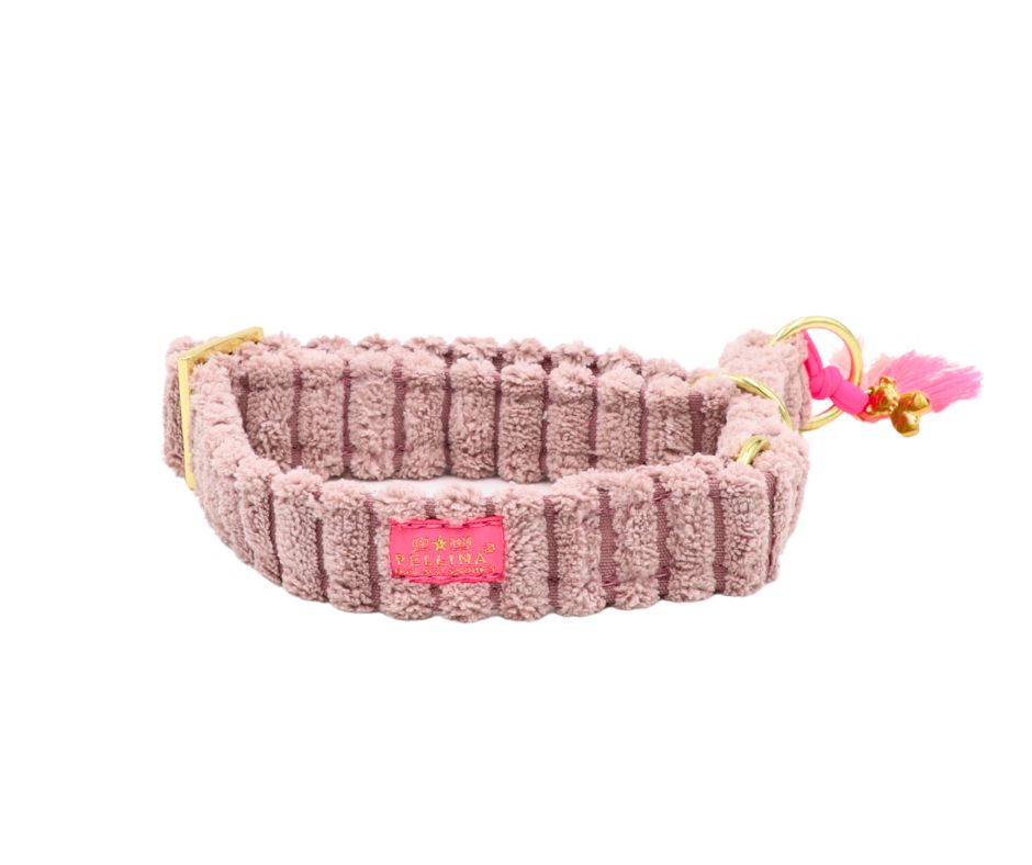 Zugstopp Halsband "Couchy“ Powderrose