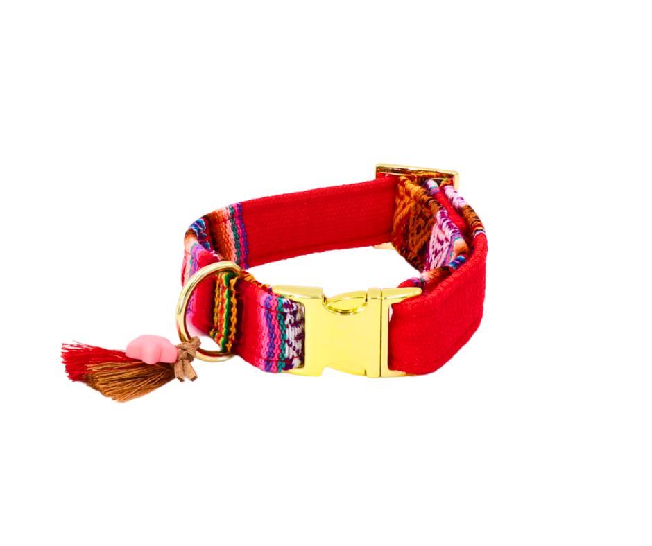 Halsband "LaaBoheme" Red