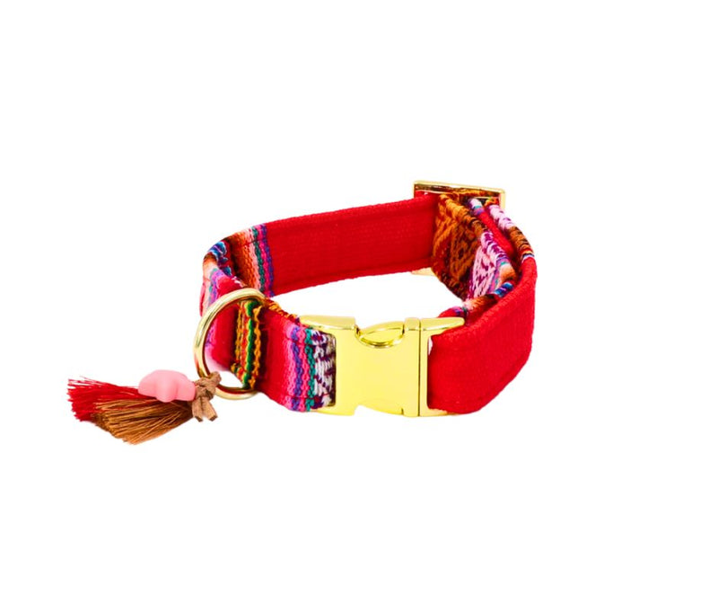 Halsband "LaaBoheme" Red