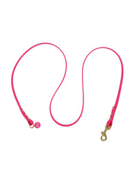Wasserabweisende Leine "Mix&Style “ Neonpink
