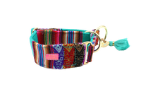 Train stop collar "LaaBoheme" emerald