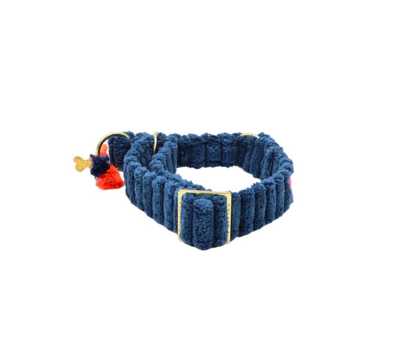 Zugstopp Halsband "Couchy“ Blue