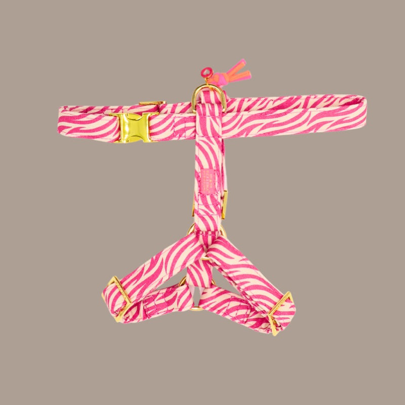Hundegeschirr "Stripe Society" Pink