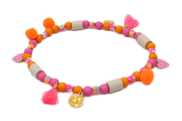 Dog jewelry necklace “Yojas Orange”