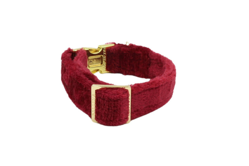 Halsband "Cashmere Dark Red"