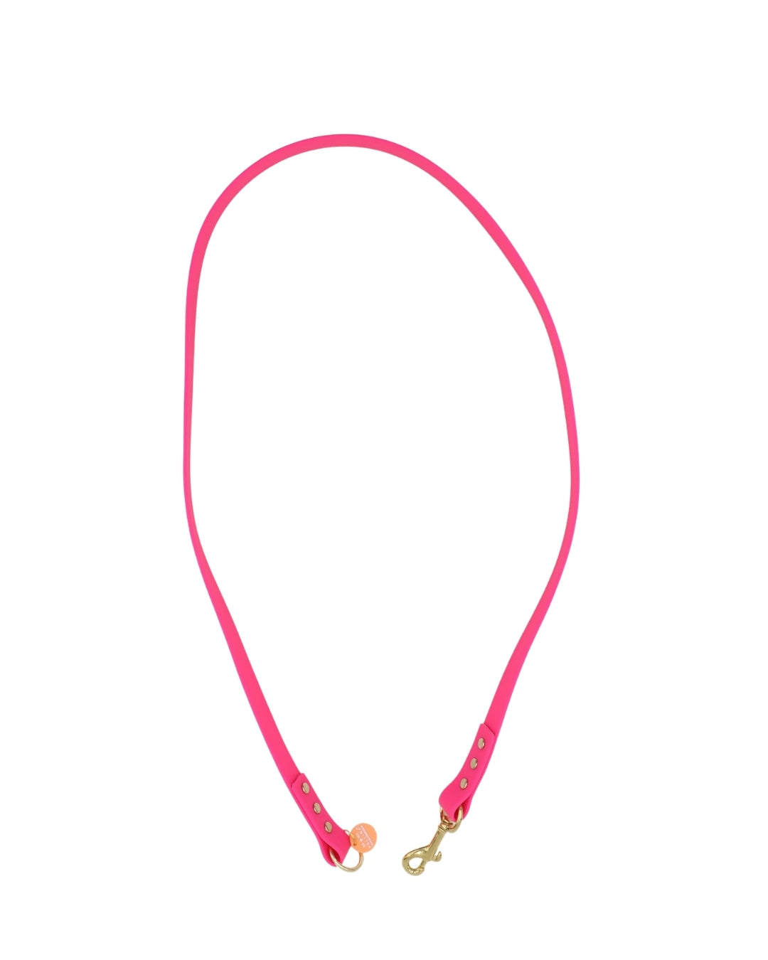 Wasserabweisende Leine "Mix&Style “ Neonpink