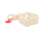 Zugstopp Halsband "Couchy“ White