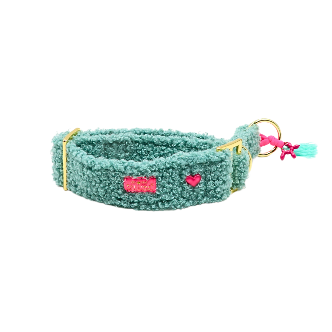 Zugstopp Halsband "CosyLove Mint“