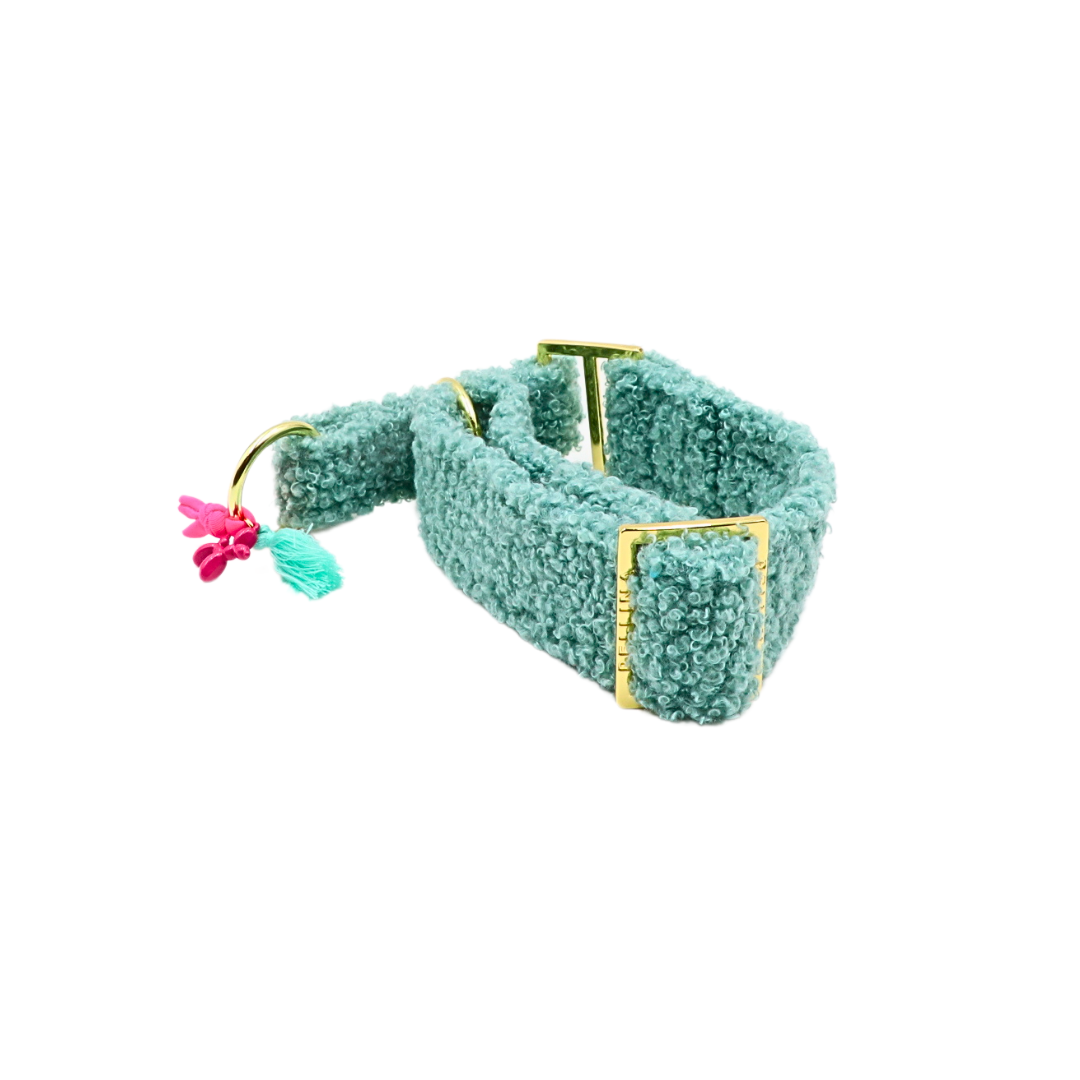 Zugstopp Halsband "CosyLove Mint“