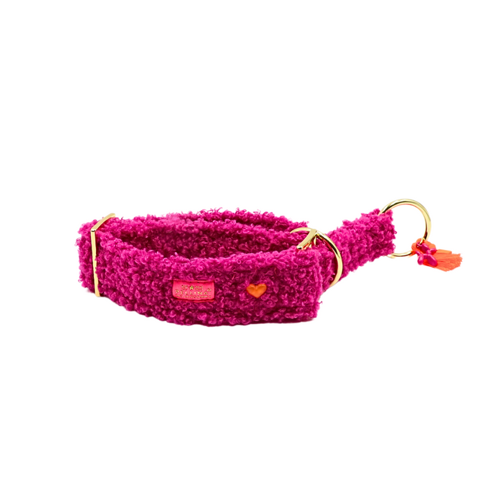 Zugstopp Halsband "CosyLove Pink“