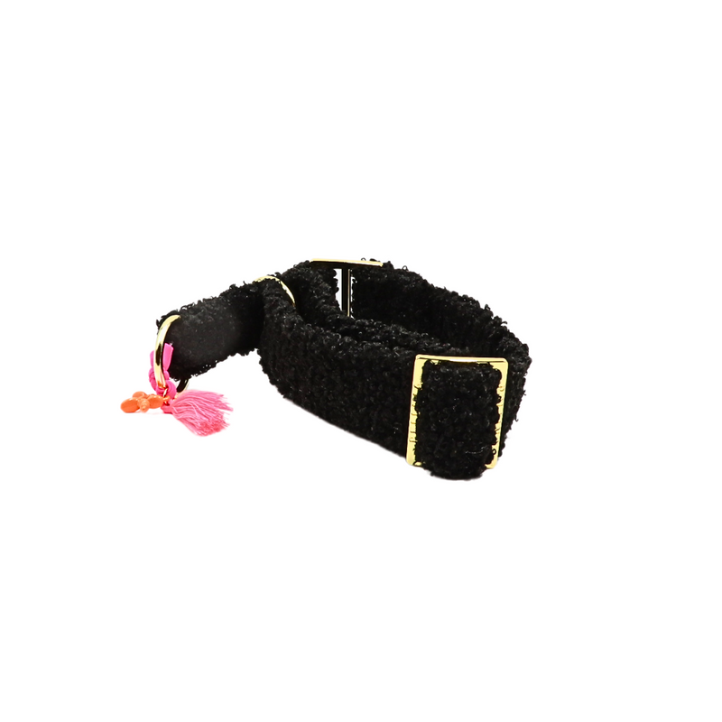 Zugstopp Halsband "CosyLove Black“