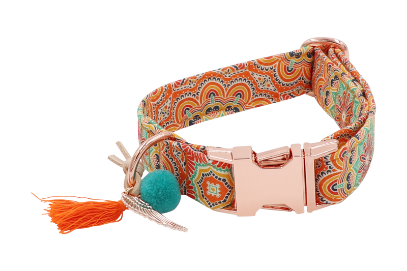 Necklace "Hippie Orange"