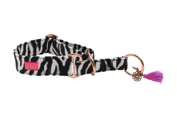 Zugstopp Halsband "Animal Zebra"